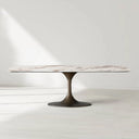 Vincenza Marble-Look Ceramic Dining Table