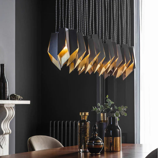 Nancy Dining Table Industrial Chandelier, Contemporary Pendant Lights