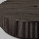 Mulho Plinth Round Wood Coffee Table