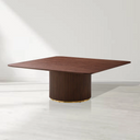 Lantine Coffee Table - Walnut & Brass