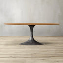 Aero Wood Oval Dining Table