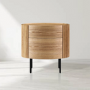 Lantine Bedside Table - Ash Oak