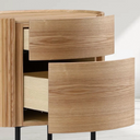 Lantine Bedside Table - Ash Oak