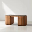Raliton Desk, Dark Emperador Marble
