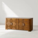 Kensley Sideboard, Grey Emperador Marble