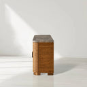 Kensley Sideboard, Grey Emperador Marble