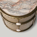 Pierro Nightstand, Brazilian Quartzite