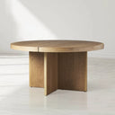 Mihaela 60" Round Dining Table in Vin Alb