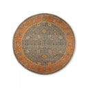 Asphyn Wool Round Area Rug