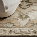 Giahra Hand-Knotted Wool Area Rug in Natural