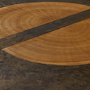 Acacius Artisan Round Dining Table in Reclaimed Reclaimed Wood