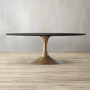 Aero Wood Oval Dining Table