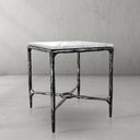 Thaddeus Mabrble Square Side Table 18" 22" Overhang O