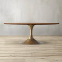 Aero Wood Oval Dining Table