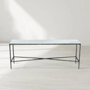 Thaddeus Rectangle Marble Console Table 60" 72"