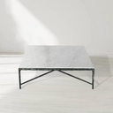 Thaddeus Marble Square Coffee Table 36" 48" 60"