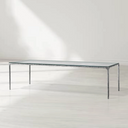 Thaddeus Glass Rectangular Dining Table