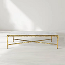 Thaddeus Rectangle Marble Coffee Table