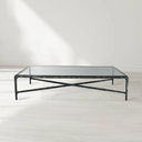 Thaddeus Rectangle Glass Coffee Table