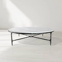 Thaddeus Marble Round Coffee Table 36" 55"