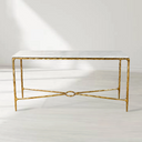 Thaddeus Rectangle Marble Console Table 60" 72"