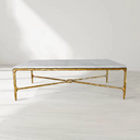Thaddeus Rectangle Marble Coffee Table