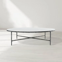Thaddeus Marble Round Coffee Table 36" 55"