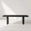 Calvin Rectangular Oak Wood Dining Table with Contemporary Artisan Design