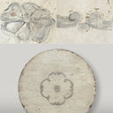 Biancca Round Wood Dining Table with Center Scroll BellArte Base