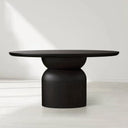 Perth Oval Solid Wood Dining Table with Artisan Crafted Romanian Oak