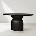 Perth Oval Solid Wood Dining Table with Artisan Crafted Romanian Oak