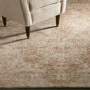 Lucira 6'x9' Hand-Knotted Brown Rug