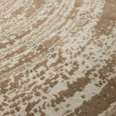 Lettae Hand-Knotted Brown Round Rug