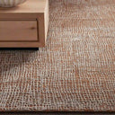 Fostra Modern Hand-Knotted Wool Rayon Area Rug