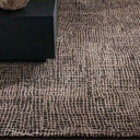 Fostra Modern Hand-Knotted Wool Rayon Area Rug