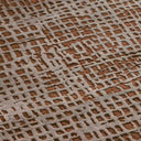 Fostra Modern Hand-Knotted Wool Rayon Area Rug