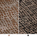 Fostra Modern Hand-Knotted Wool Rayon Area Rug