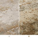 Vyona Hand-Knotted Round Rug in Fog or Sand