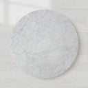 Saint Germain Round Marble Top Dining Table with Rennes Base
