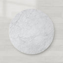 Saint Germain Round Marble Top Dining Table with Dauphine Base