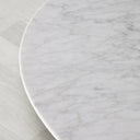 Saint Germain Round Marble Top Dining Table with Rennes Base