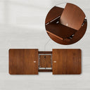 Ross Rectangular Walnut Wood Extension Dining Table