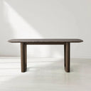 Saint Germain Rectangular Marble Top Dining Table with Rennes Base