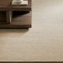 Hailen Ivory & Mocha Wool Rug