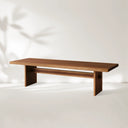 Mihaela Dining Table Handcrafted Romanian Oak With Walnut Veneer