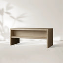 Bodhi Executive Desk Modern White Oak Office Desk With Storage Drawers