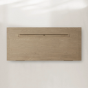 Bodhi Executive Desk Modern White Oak Office Desk With Storage Drawers