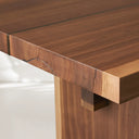 Mihaela Dining Table Handcrafted Romanian Oak With Walnut Veneer
