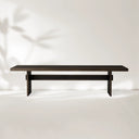 Mihaela Dining Table Handcrafted Romanian Oak With Walnut Veneer