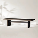 Mihaela Dining Table Handcrafted Romanian Oak With Walnut Veneer